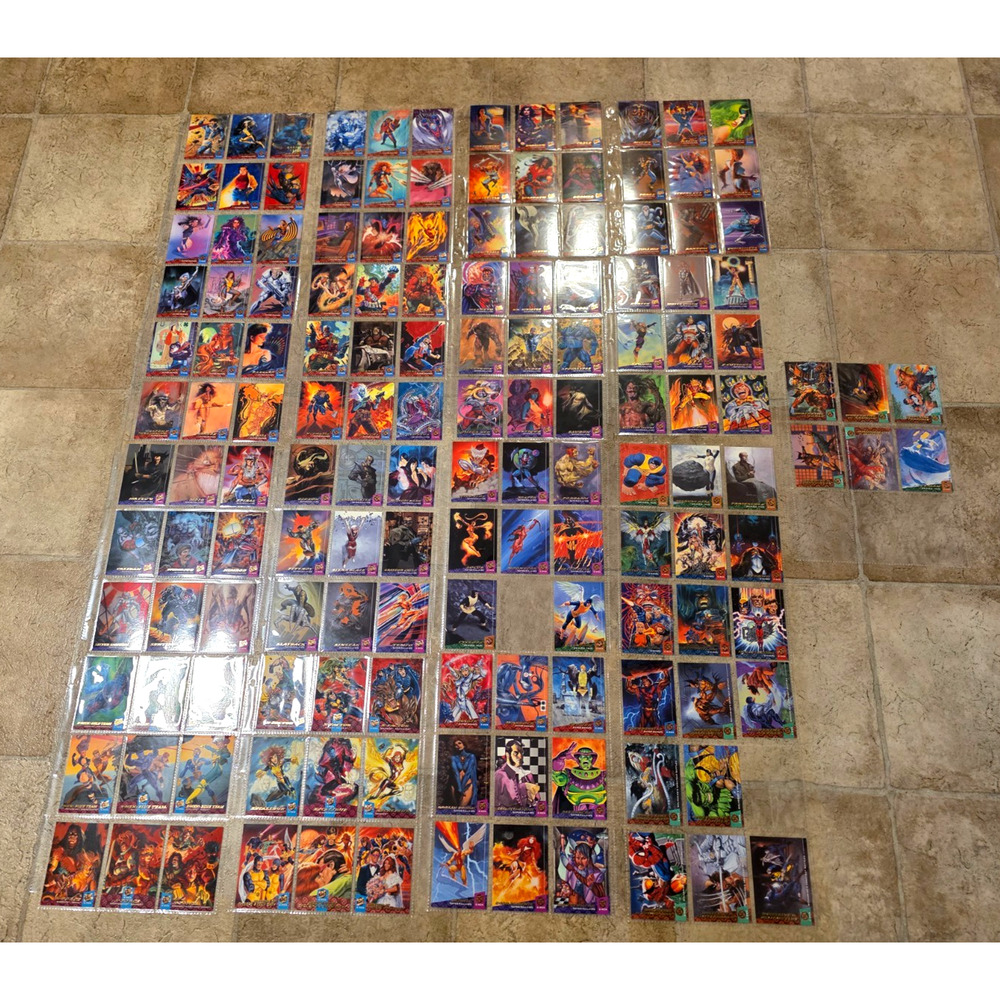 X-Men 1994 Fleer Ultra Lot 148 Cards Super Heroes Villains Near Complete Set